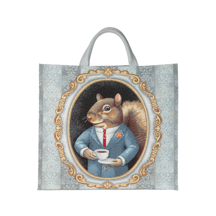 Animal Tea Party Tote Bag (The Squirrel)