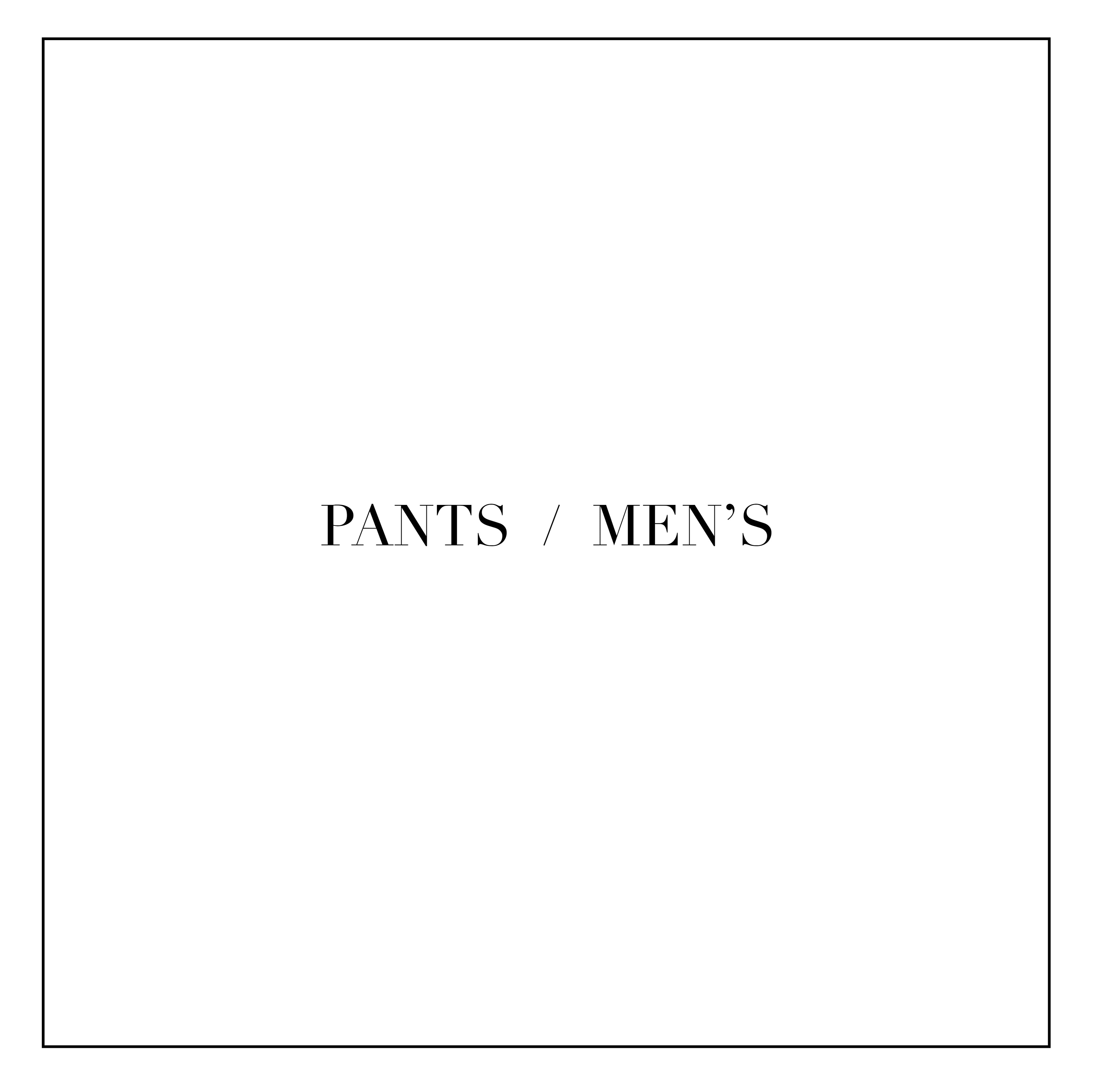 PANTS FOR MEN'S