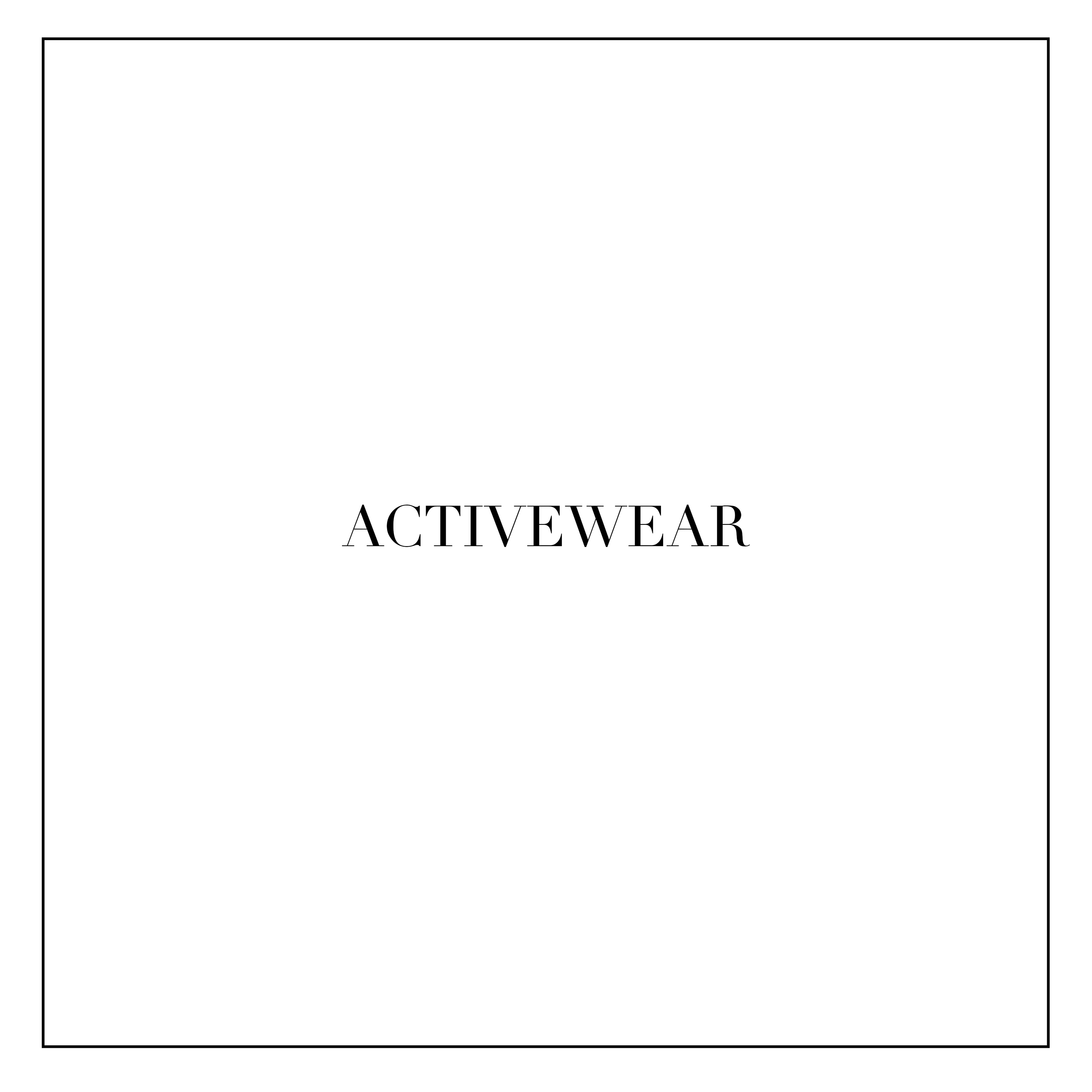 ACTIVEWEAR