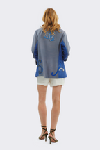 Silk Sea Blue Jacket