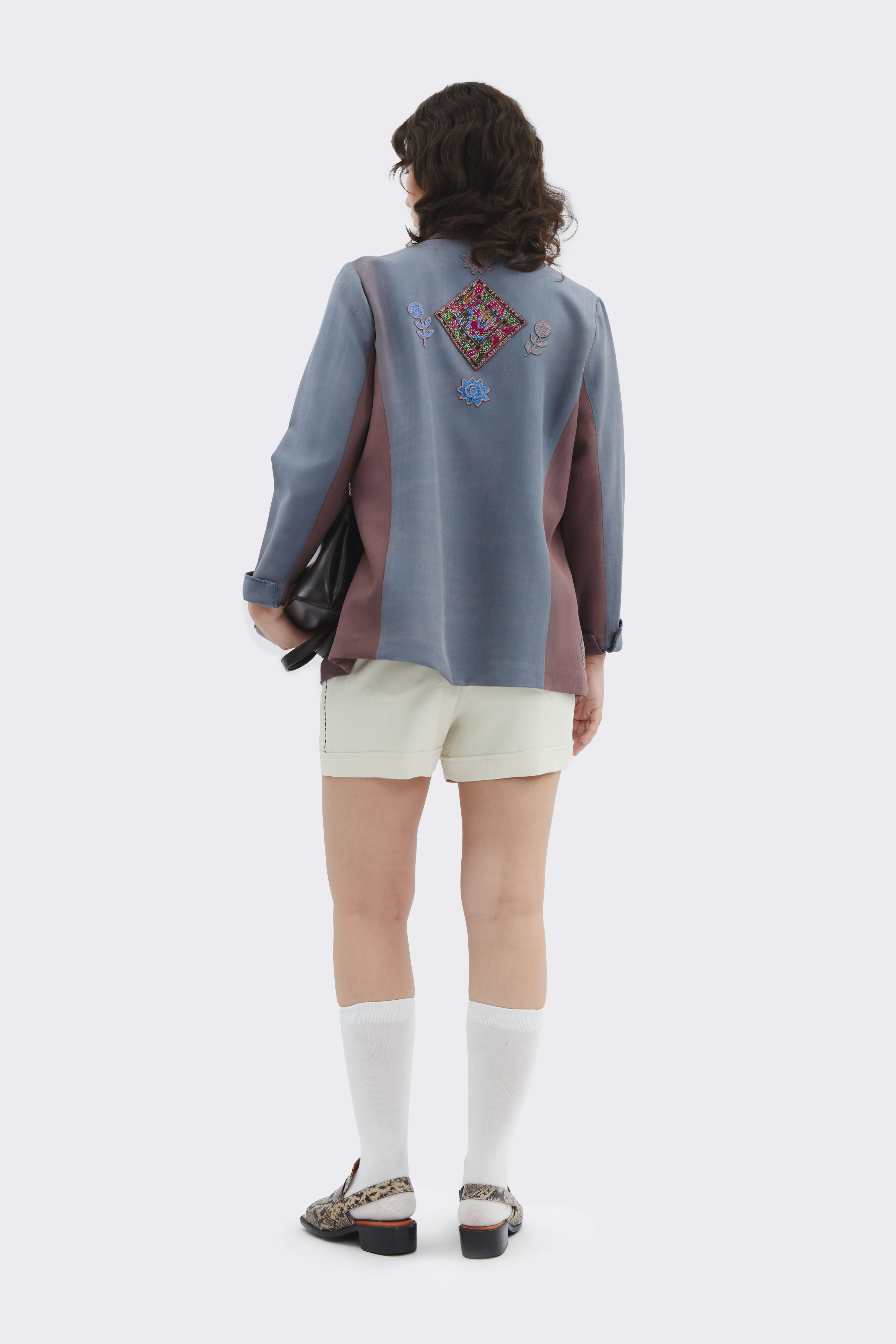 Gradient Thai Silk Jacket