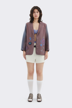 Gradient Thai Silk Jacket