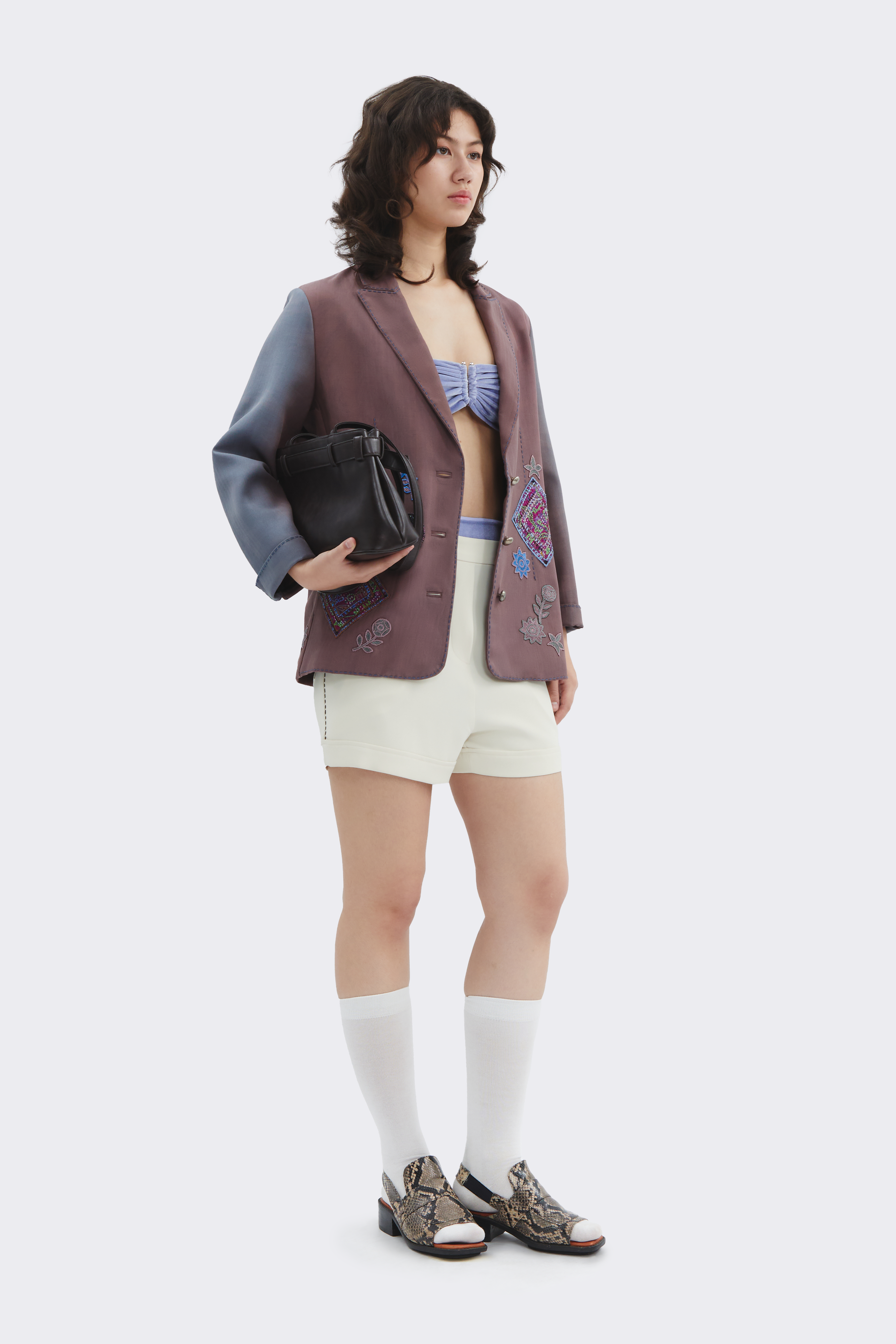 Gradient Thai Silk Jacket
