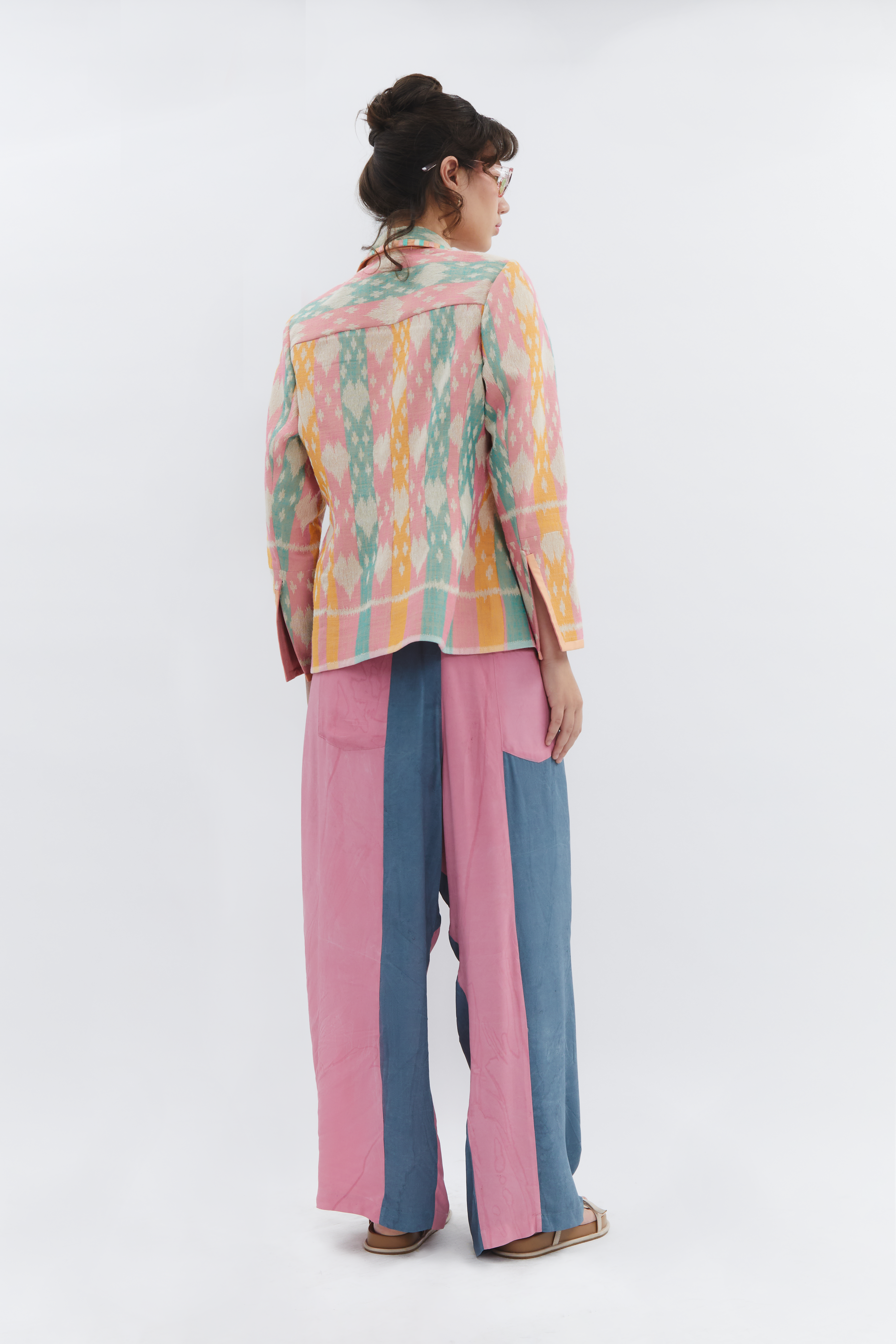 Pastel Silk Blazer