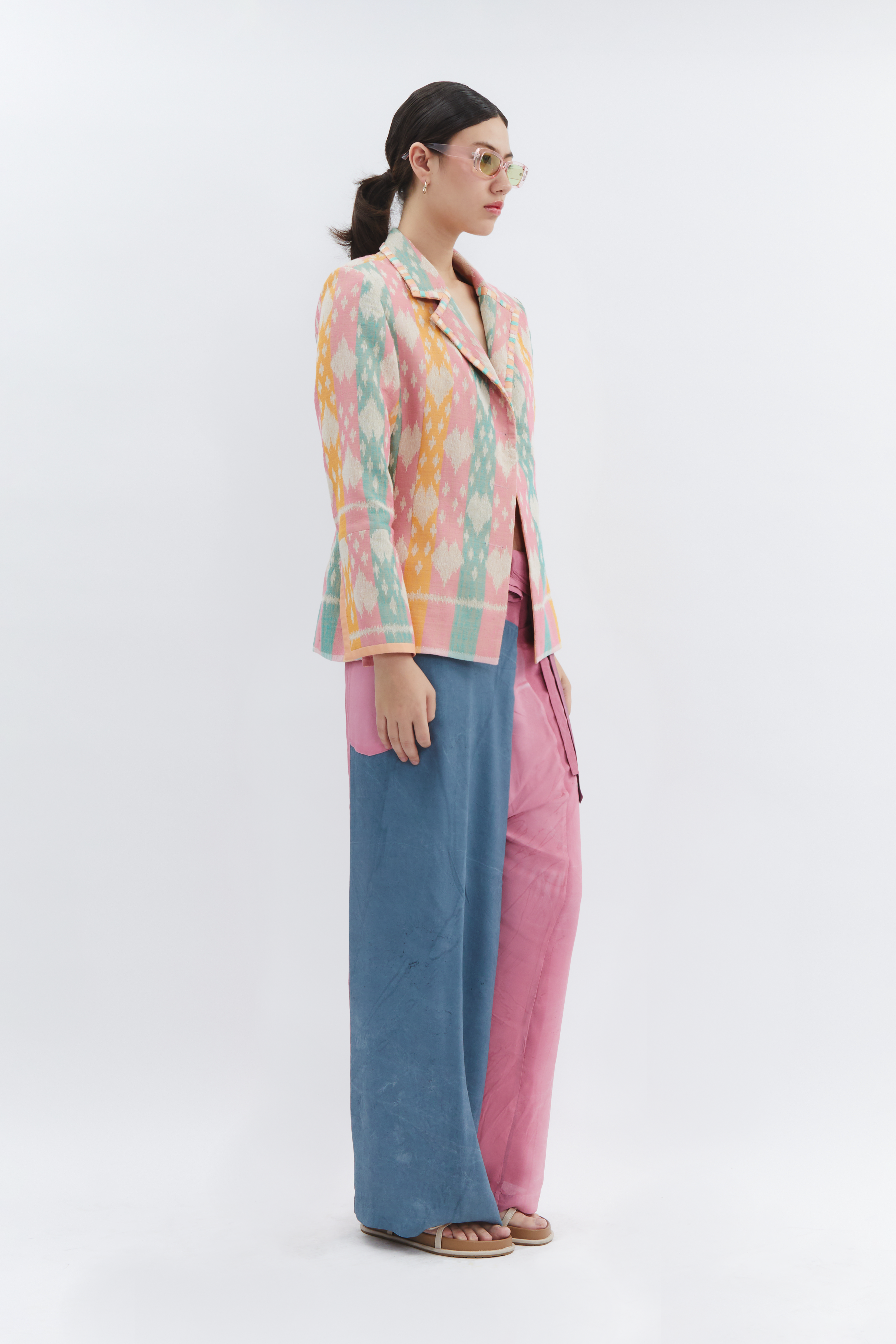 Pastel Silk Blazer