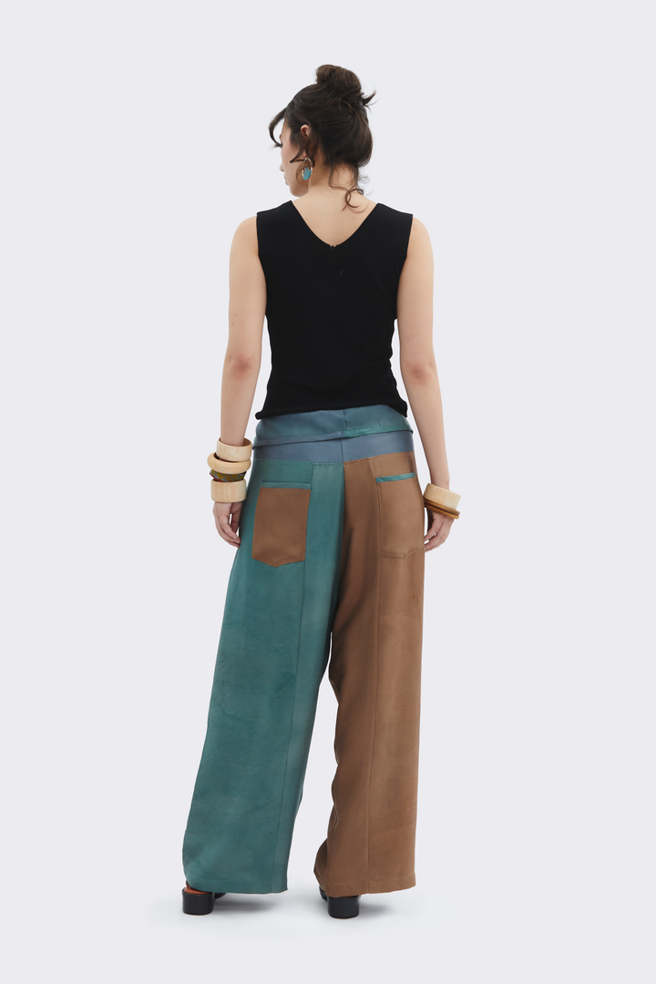 Serene Gradient Silk Pants