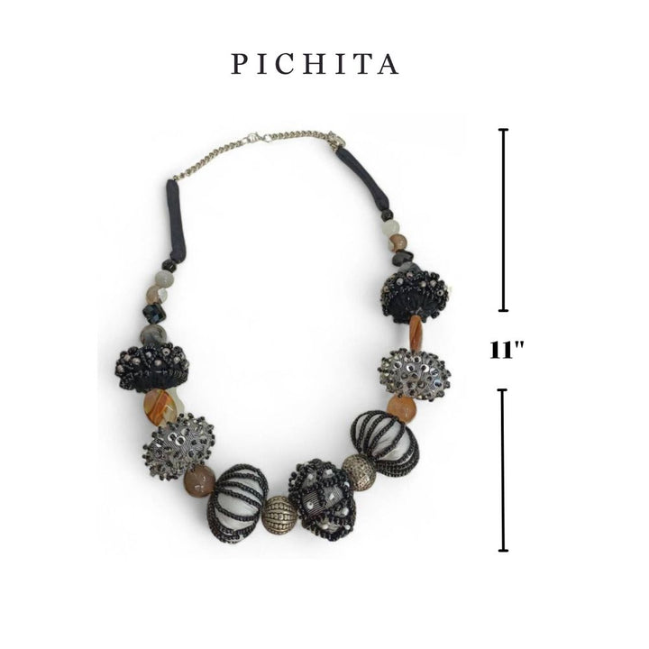 Contemporary Tribal Chic Necklace.