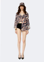 Printed Chiffon Blouse