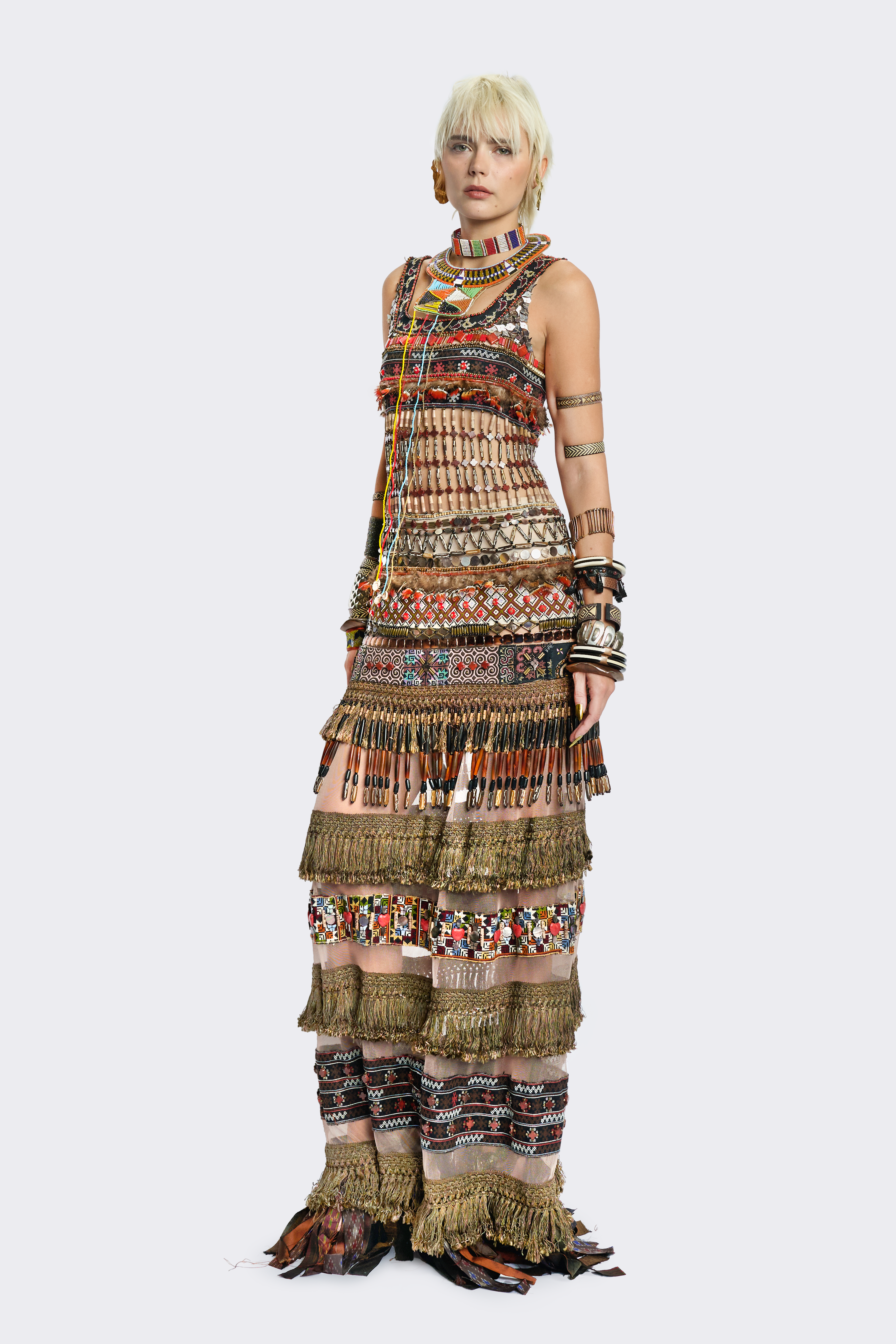 Hill-Tribe Long Dress