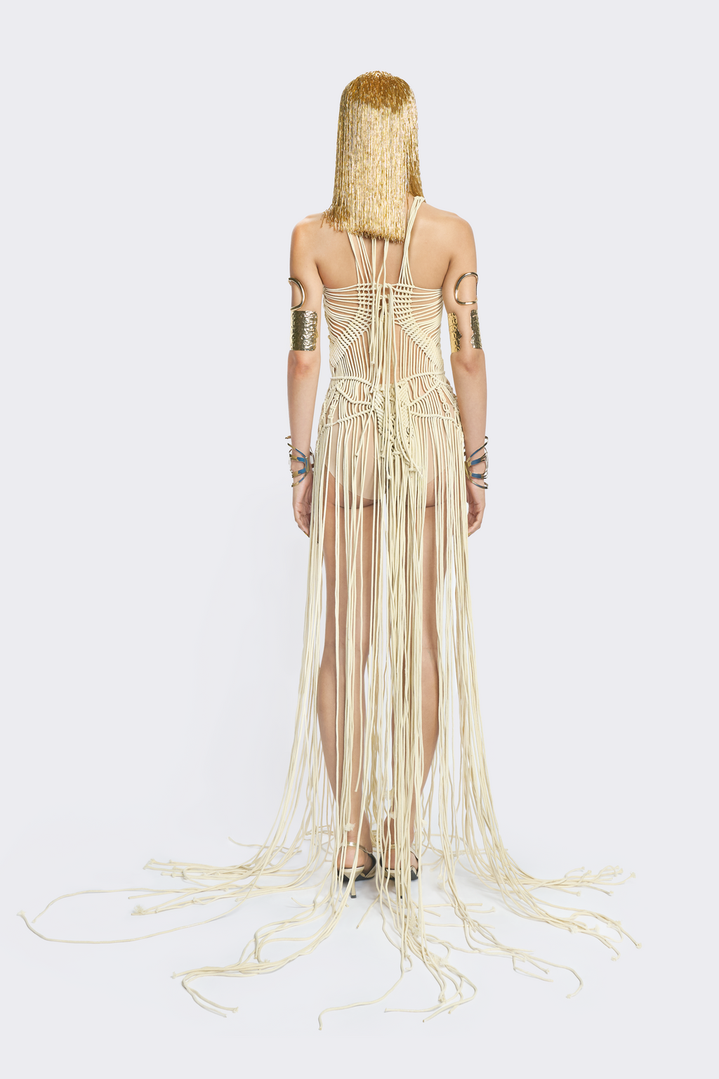 Macramé Knit Dress