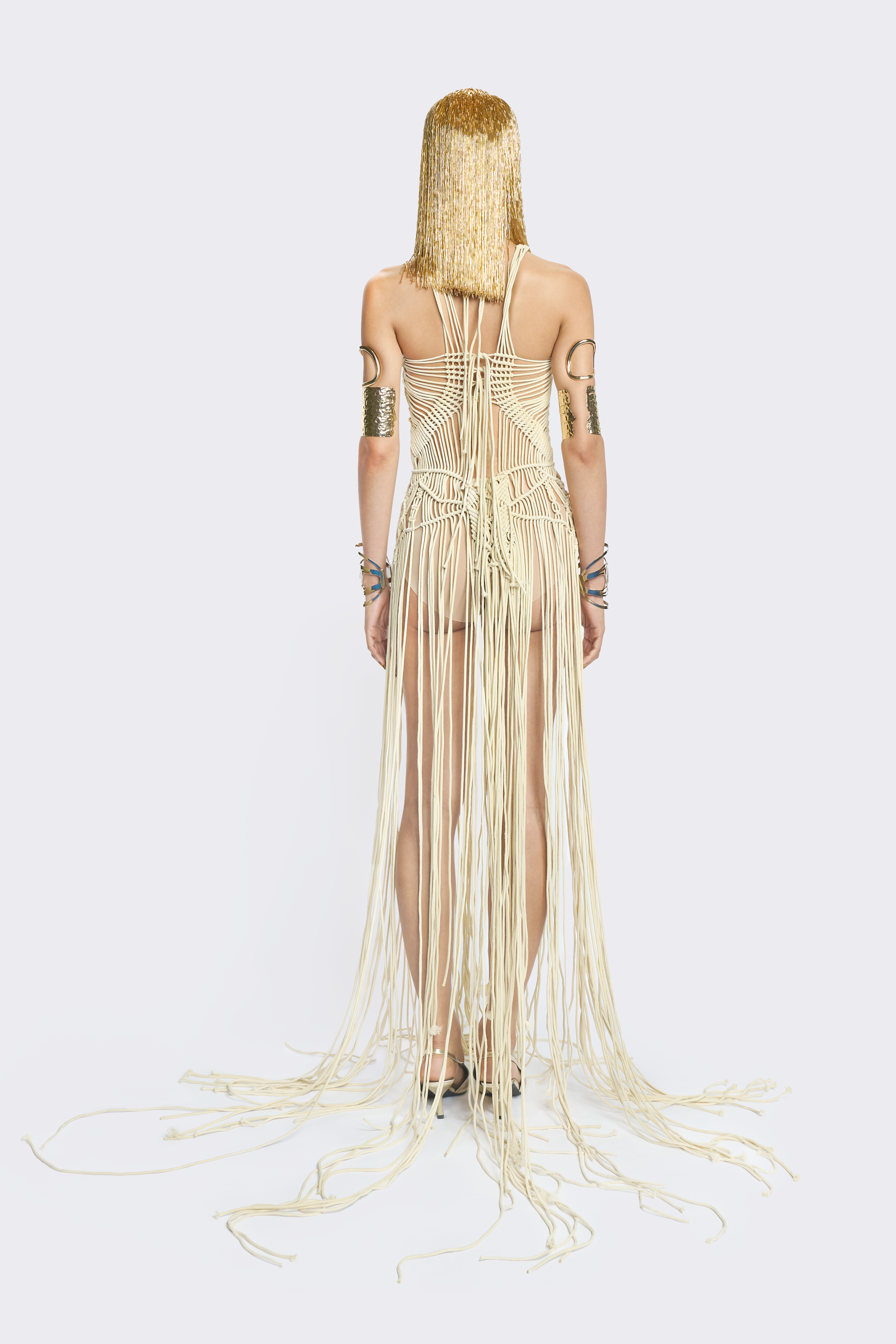 Macramé Knit Dress