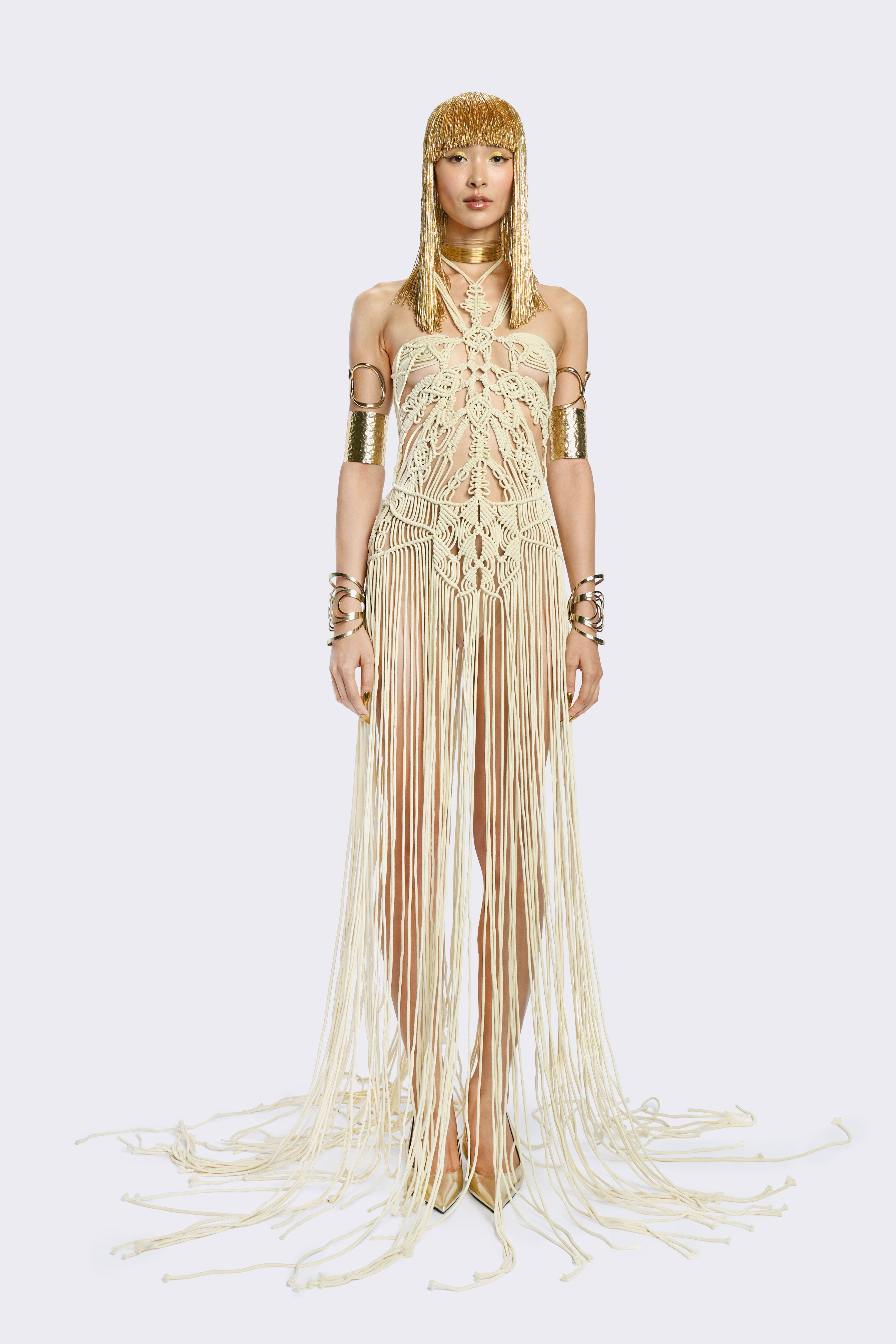 Macramé Knit Dress