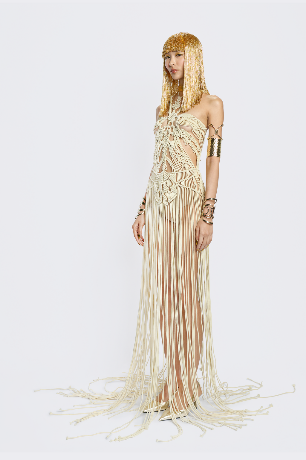 Macramé Knit Dress