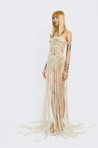 Macramé Knit Dress