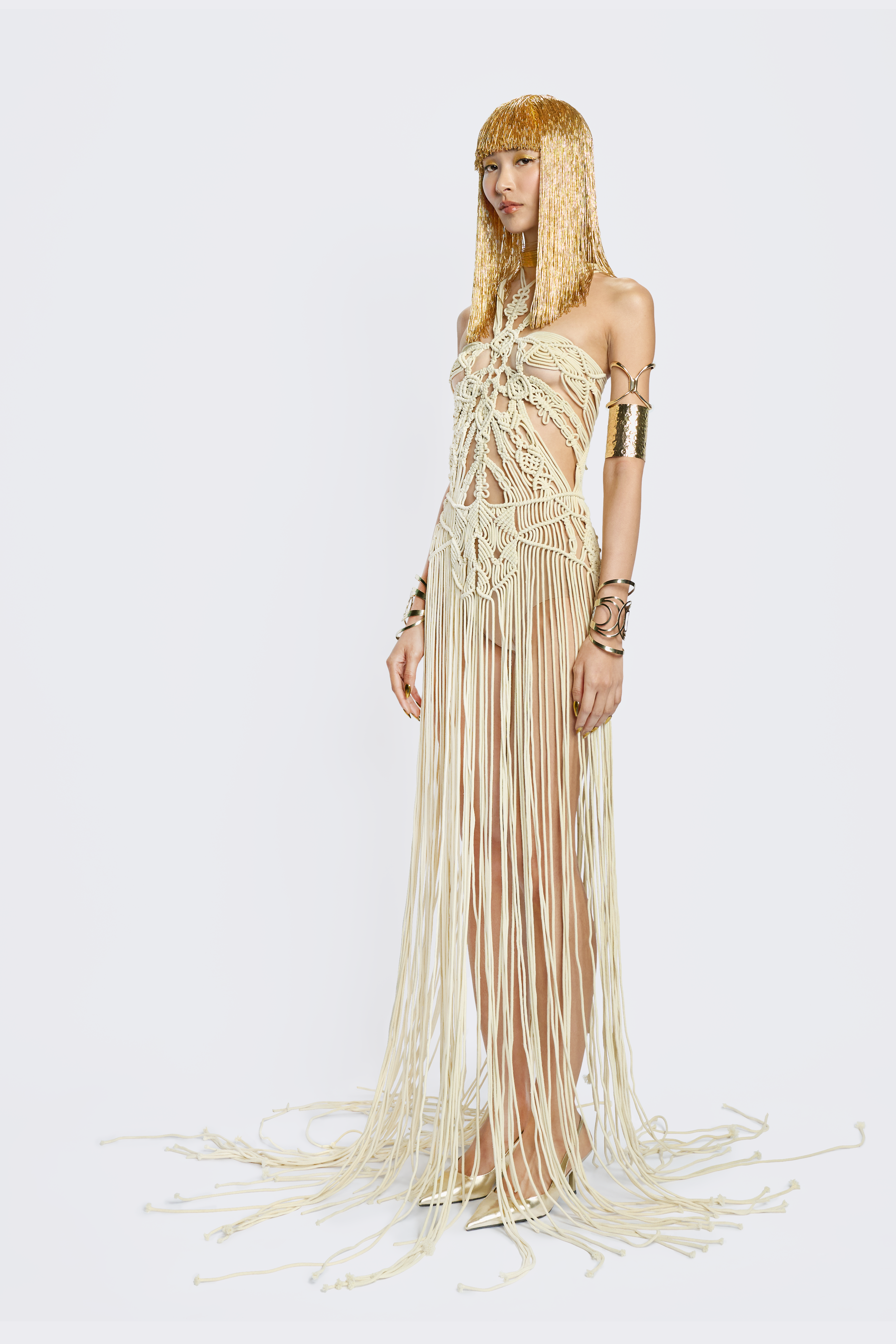 Macramé Knit Dress
