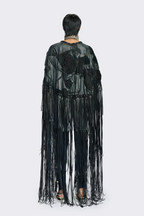 Leather Fringe Coat