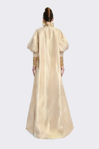 Light Gold Thai Silk Dress