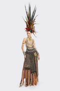 Tribal Patchwork Long Skirt