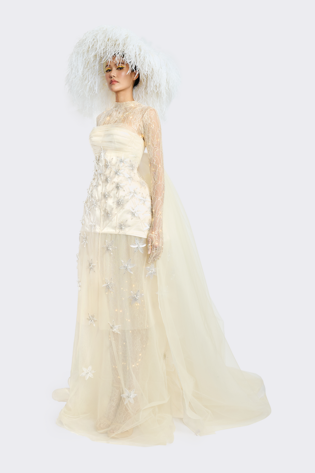 Layered Star Tulle Dress