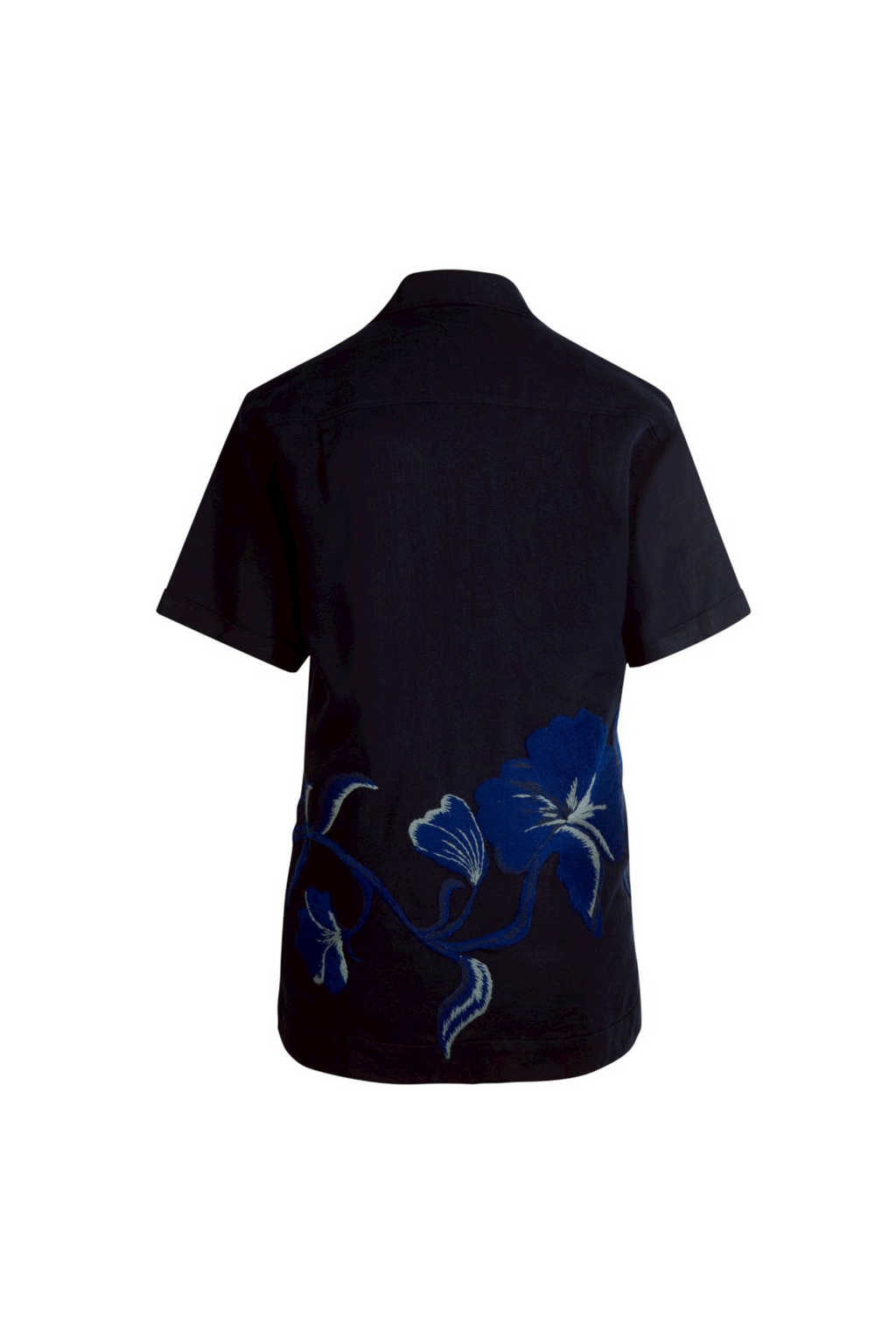 Blue Bloom Linen Shirt