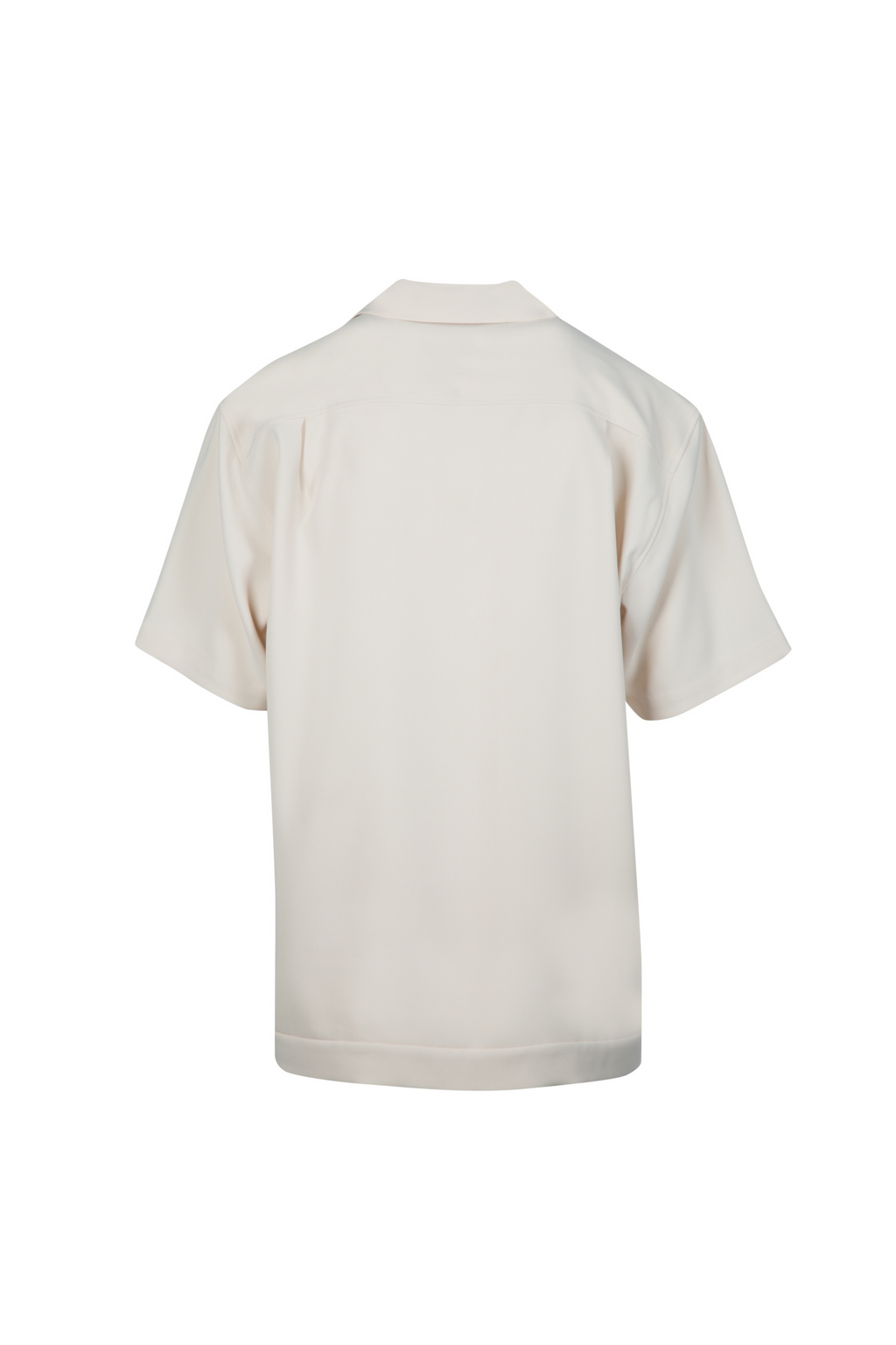 Cream Bloom Silk Shirt