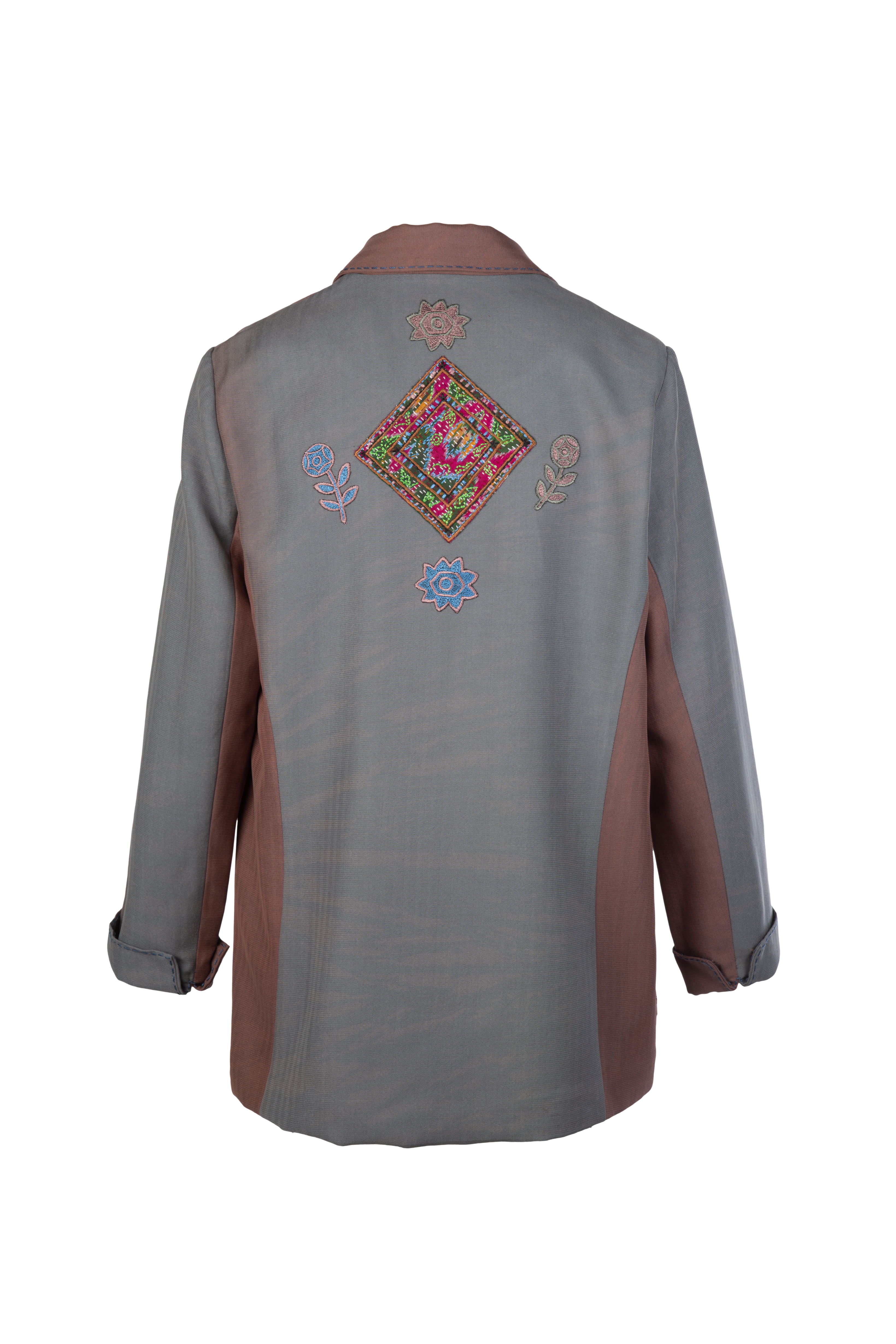 Gradient Thai Silk Jacket