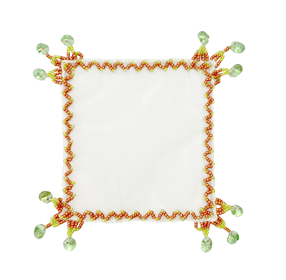 Glass Cover Green & Brown