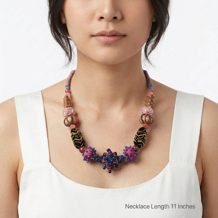 Contemporary Tribal Chic Necklace