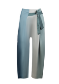 Ice-Blue Silk Fisherman
