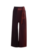 Plum-Burgundy Silk Fisherman