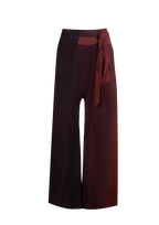 Plum-Burgundy Silk Fisherman