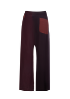 Plum-Burgundy Silk Fisherman