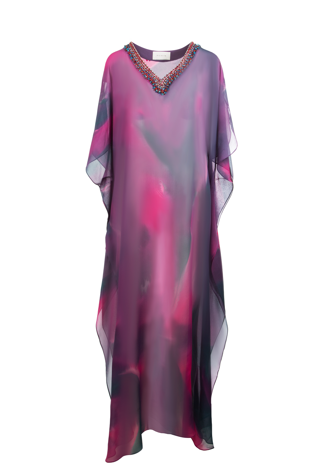 Violet Silk Chiffon Dress – Atelier Pichita
