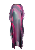 Violet Silk Chiffon Dress
