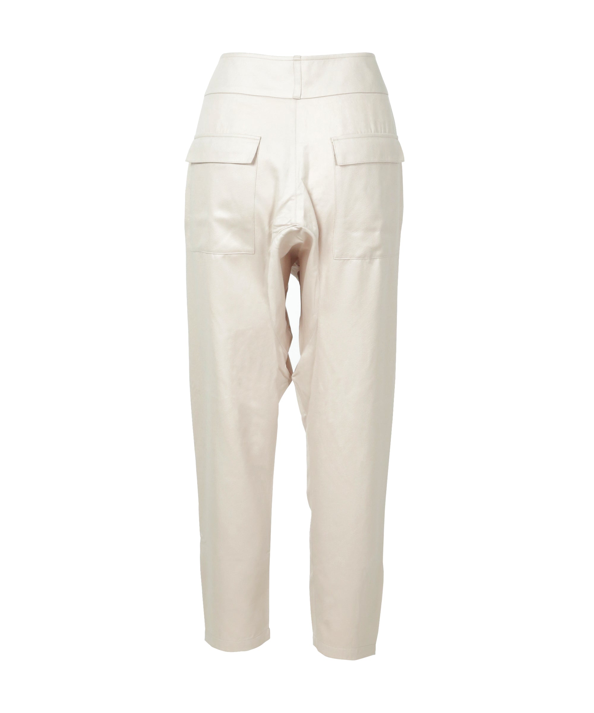 High-rise Ivory tapered ankle women's lounge pants – Atelier Pichita